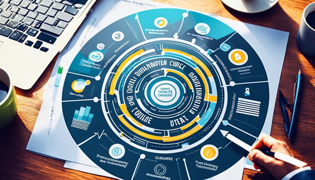 Stratégie digitale du modèle Cercle d'Or